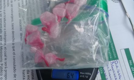Sujeto con once envoltorios de droga crystal fue detenido en el municipio de San Francisco de los Romo