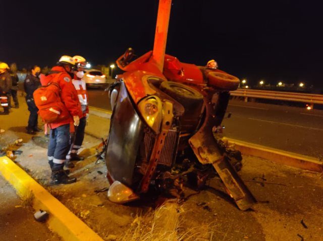 ¡Aparatoso accidente en Zacatecas dejó saldo de 1 muerto y 1 lesionado!