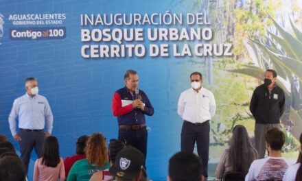 ¡Inaugura gobernador Bosque Urbano en el Cerrito de la Cruz!