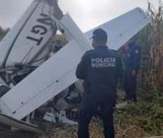 ¡Desplome de avioneta que salió de Aguascalientes en Toluca dejó 3 muertos!