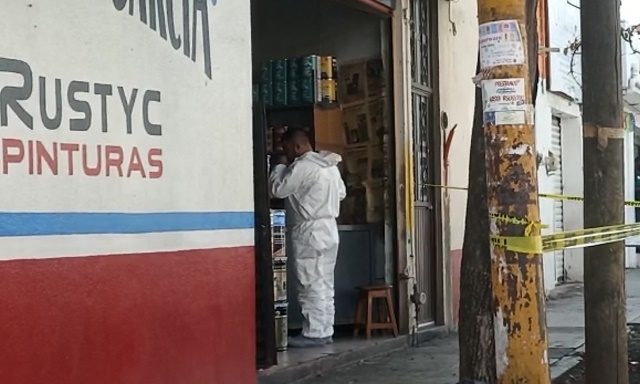 ¡Ex taxista fue ejecutado en un negocio de pinturas en Guadalupe!