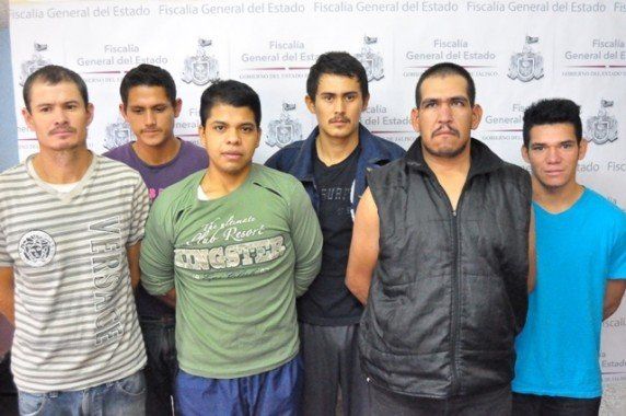 Detenidos Ahualulco Ernesto Sanchez_Marcelo Sanchez_Maurilio Garcia_Mauricio Sanchez_Ismael Sainz_Ruben Sanchez